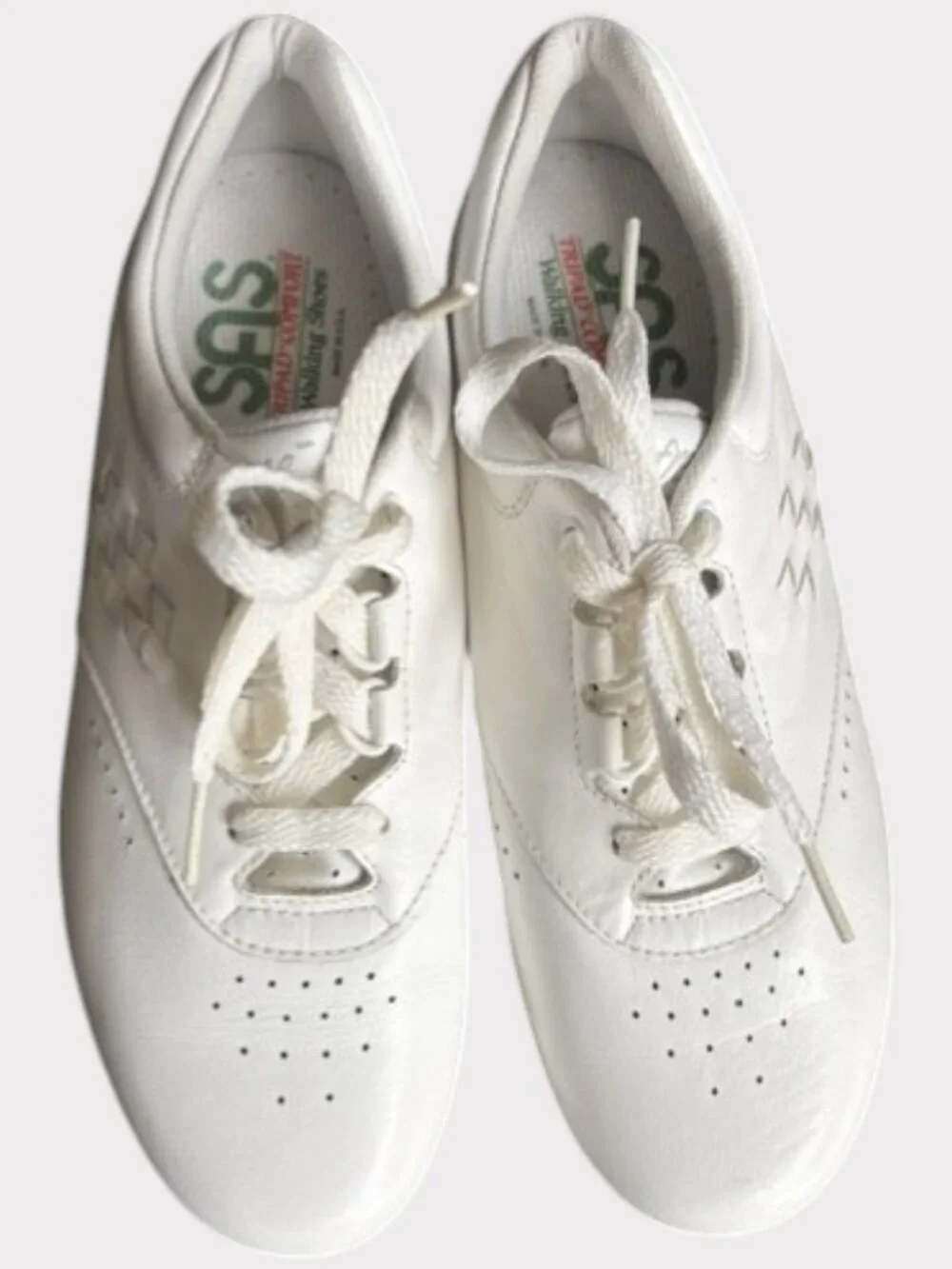 SAS Free Time Supportive Walking Shoes - White - 7M